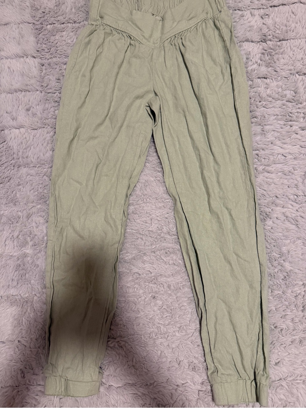 BanJara Green Linen Pants